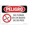 Signmission OSHA, No Smoking W/in 50 Feet Spanish, 10in X 7in, 7" W, 10" L, No Smoking Within 50 Feet Spanish OS-DS-D-710-LS-1481 - alternate 1